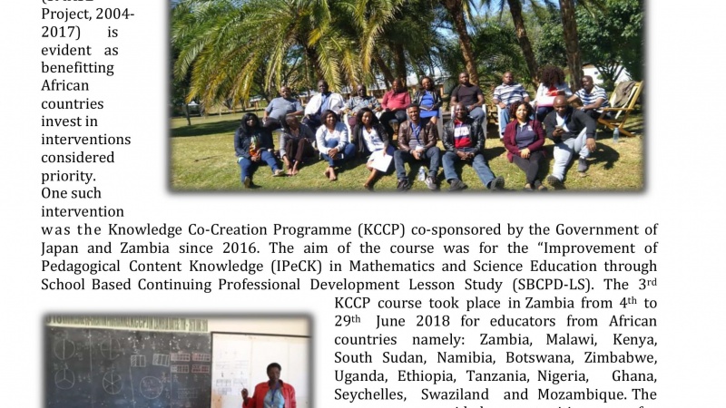 Teacher Professional Development: Knowledge Co-Creation Programme (KCCP)