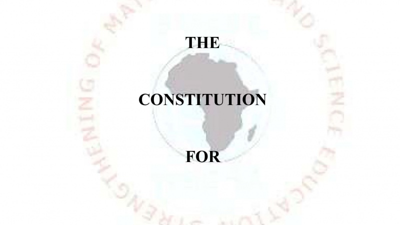 SMASE- Africa  Network constitution December 2011